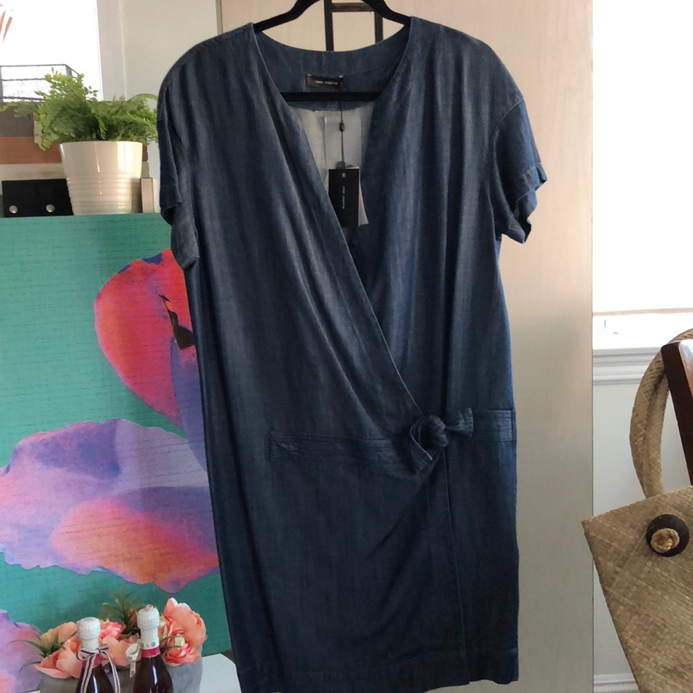 Cop Copine Short sleeve denim dress